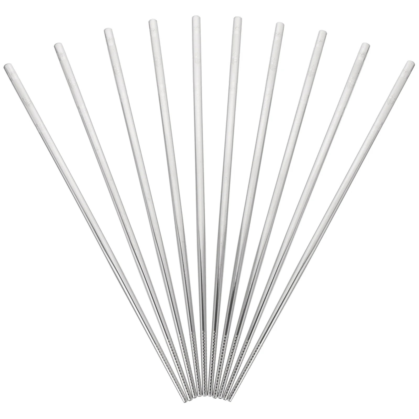 

5 Pairs Steel Metal Tableware Chopsticks Reusable Eating Utensils Home Lightweight Chopsticks Kitchen Camping Storage