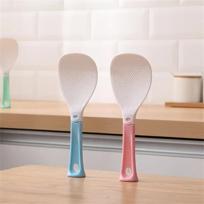 1/2PCS Non-stick Rice Spoon Simple And Fashionable Food Grade Creative Household Rice Spoon Vertical Rice Spoon