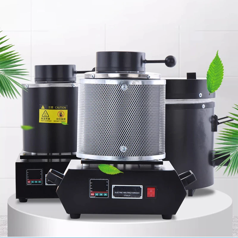 1KG/2KG Digital Metal Melting Furnace Metal Casting Tool Portable Precious Metal Melting Furnace Medium-Frequency Melting Furnac