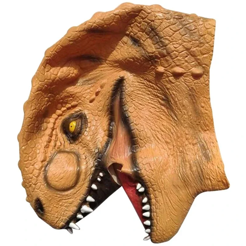 Tyrannosaurus Rex Latex Mask Halloween Party Cosplay Dinosaur Masks Mascaras De Latex Realista Animal Maske Masquerade party