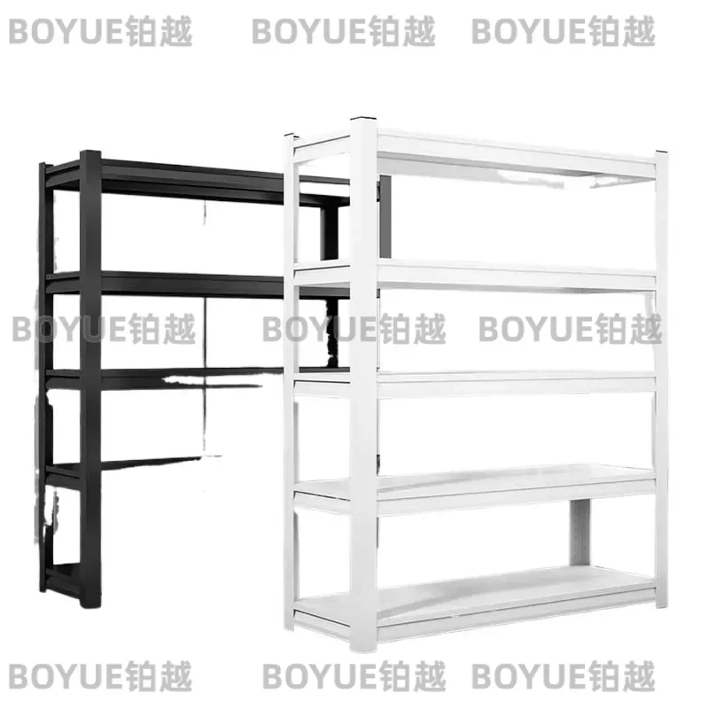 Heavy Duty Iron Multi Tier Storage Rack Utility Organizer Shelf for Kitchen Bathroom Warehouse Balcony Supermarket Home