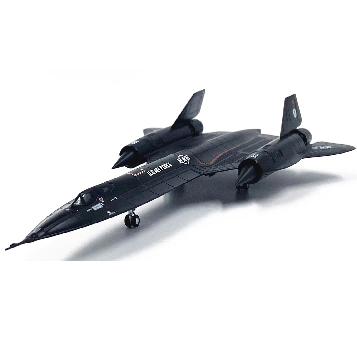 1: 144 SR-71 Blackbird Reconnaissance Aircraft Supersonic Alloy Model aircraft NASA Finished Product