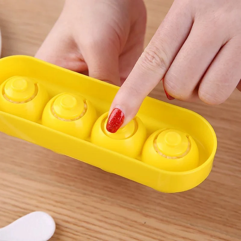 1 Set Rice Ball Mould Ball Shaped Sushi Molds Shaking Mould With Spoon Seaweed Embossing Mold For Kids DIY Meal Sushi Tools