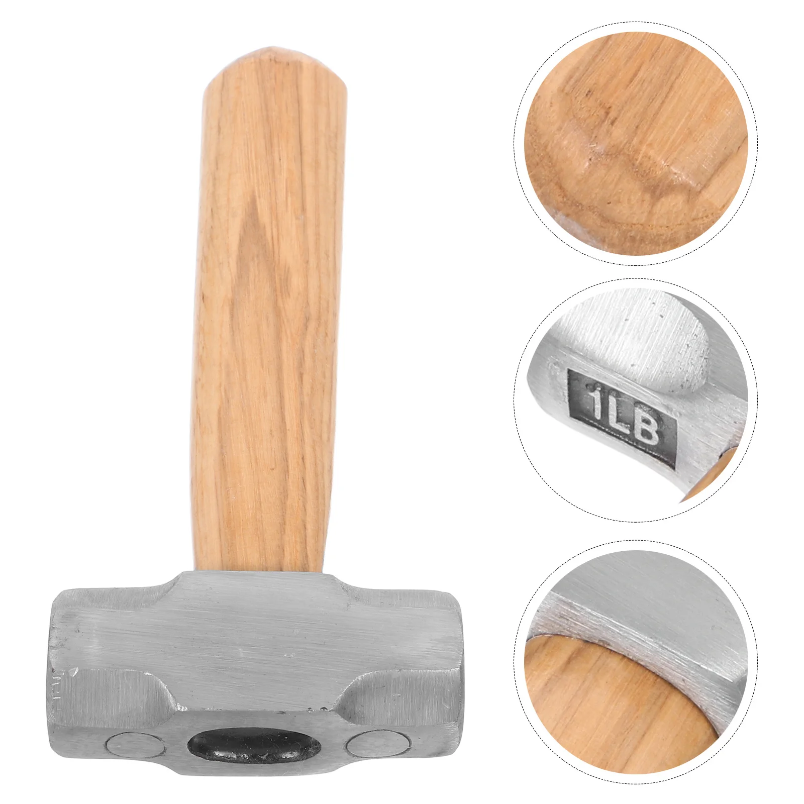 

Solid Wood Octagonal Hammer Compact Size Heavy Duty Mini Sledge Tool for Jewelry Making Crafting Projects Wear Resistant