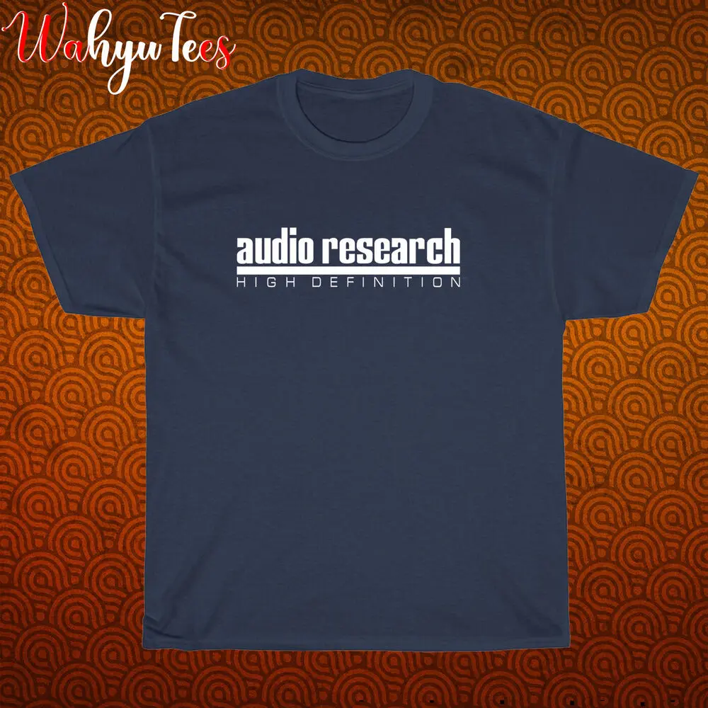 New Shirt Audio Research Logo Black/Navy/Grey/White T-Shirt Size S-5XL