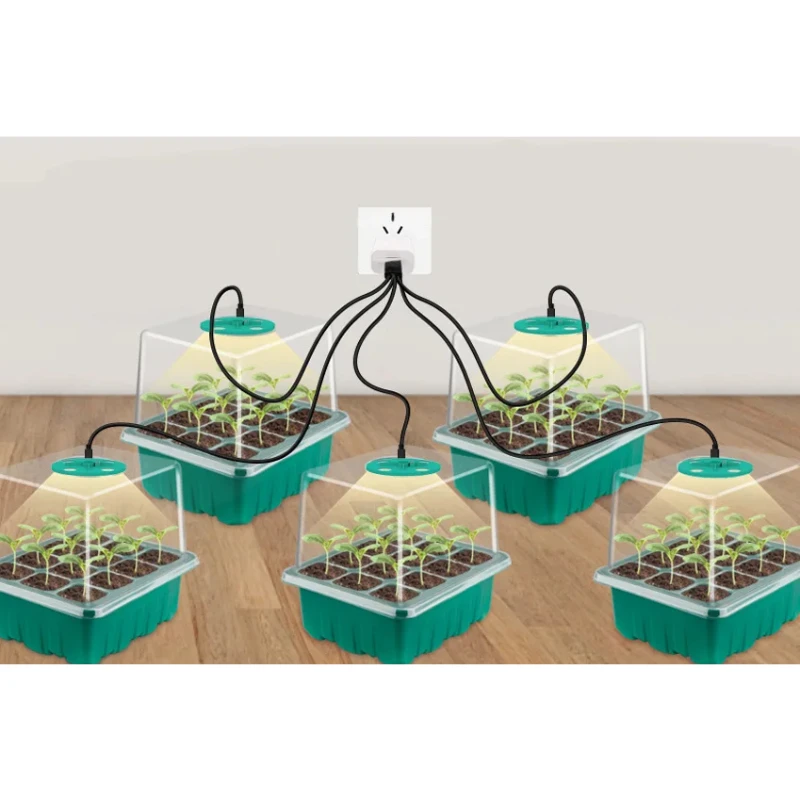 Nieuwe Full Spectrum Led Kweeklampen Zaad Starter Trays Broeikaslampen Voor Binnenplant Die Intelligente Controle Ontkiemen