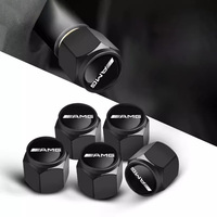 4pcs Metal Car Wheel Tire Valve Caps Stem Case Covers For Mercedes benz W203 W204 W205 W210 W211 W212 W164 W176 CLA CLS SL GLA
