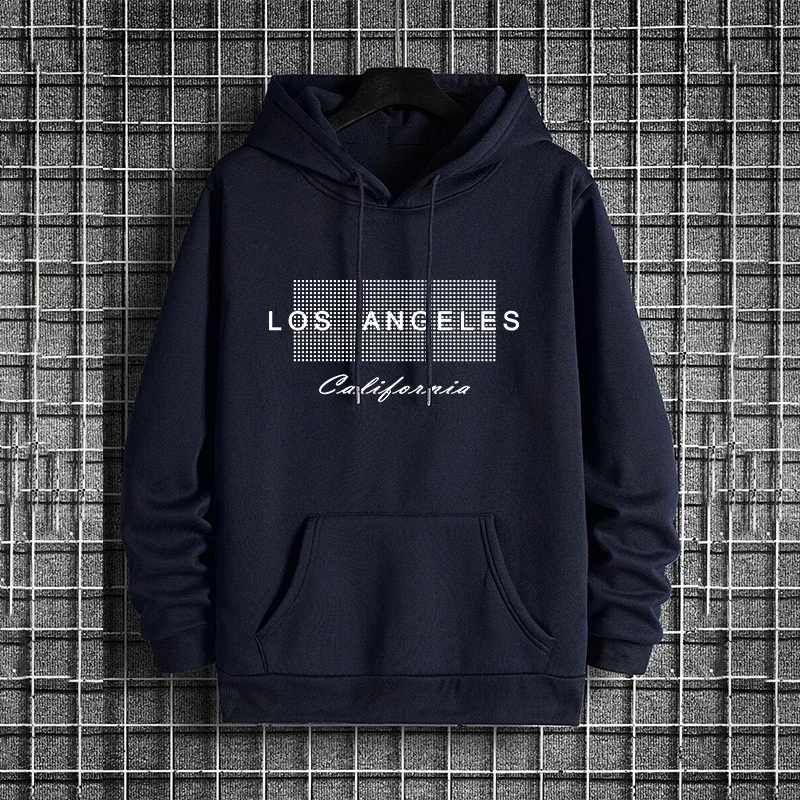 2026 Lässiger Alltags-Sportstil Komfort Qualität Schlichtheit Herren Kapuzenpullover Frühling Herrenbekleidung Mode Sweatshirts mit Kapuze