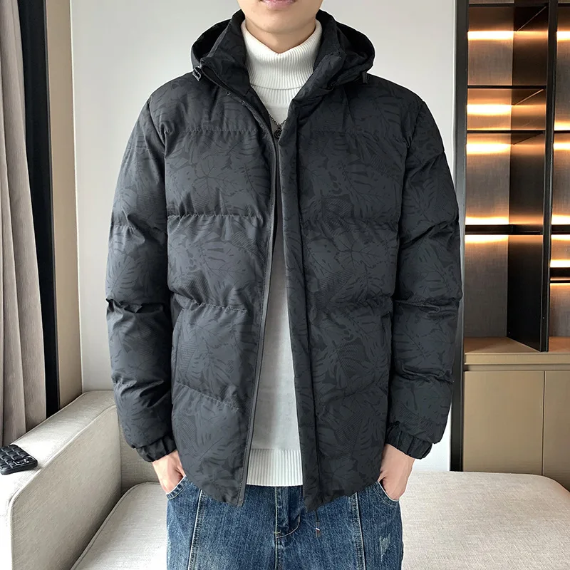 Winter Men Parkas Thicken Warm Hooded Jackets Fashion Windbreaker Male Oversize Coat Harajuku Streetwear Couple Casual Outerwear