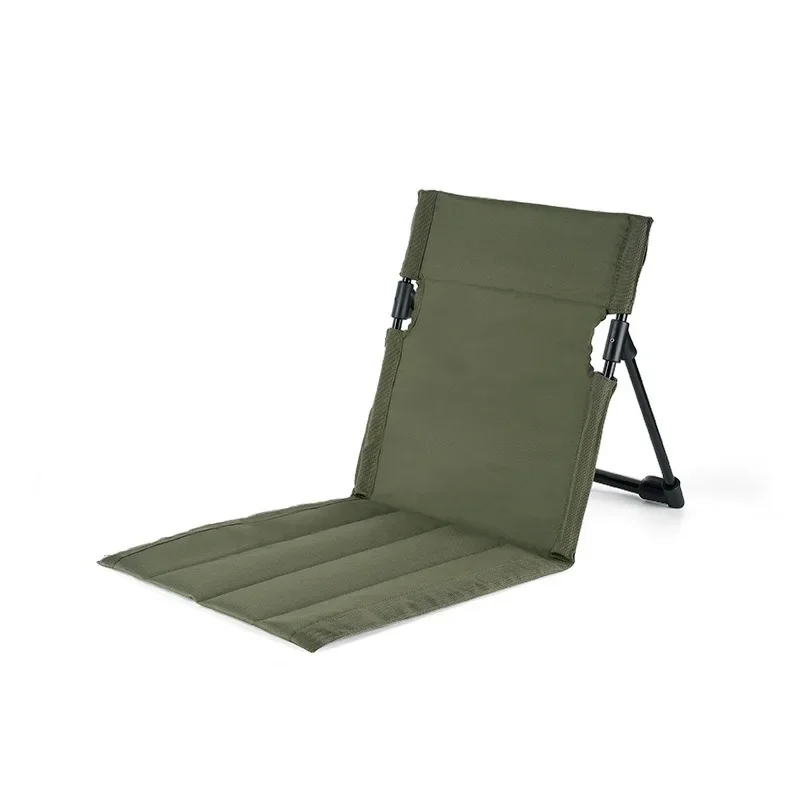 Camping Folding Chairs Gras Chair Outdoor Beach Chair Aluminum Alloy Support Bar Lawn Chair Camping Portable Lazy Fishing Chairs