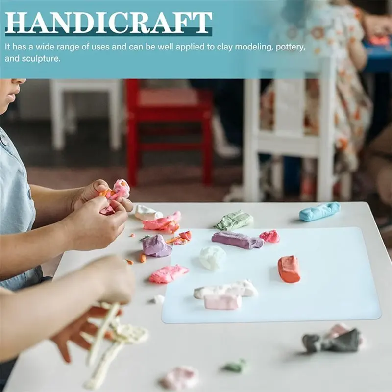 A85M لوحات نحت الفخار الطيني غير اللاصقة 8 قطعة لتقوم بها بنفسك صياغة الضغط ومتداول حصيرة مجموعة