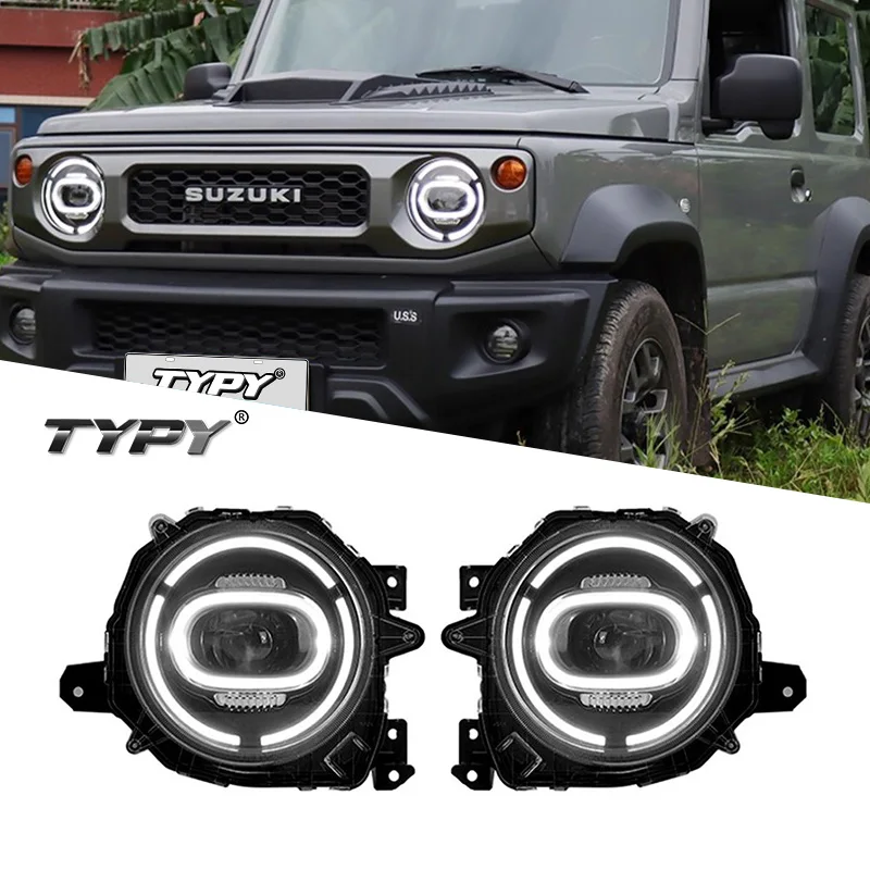 

Car Lighting System For SUZUKI JIMNY Headlights Modified Lens Head Lamp LED DRL Daytime Running Lights 2018-2020