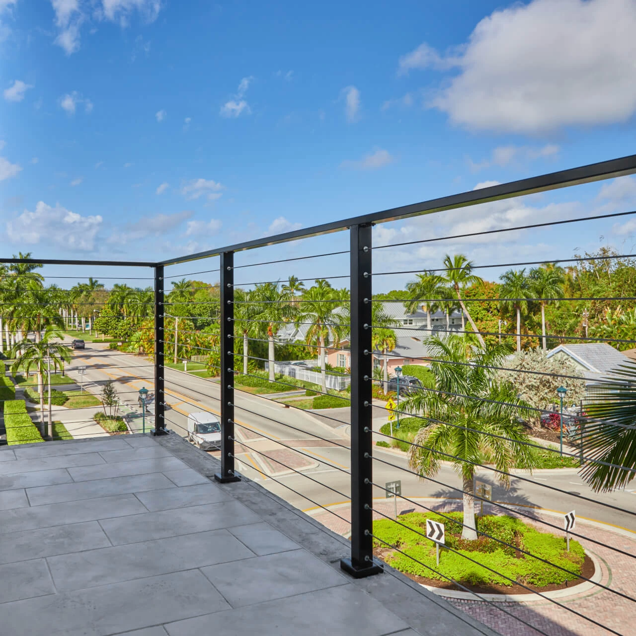 맞춤형 케이블 난간 와이어 난간 발루스트레이드 핸드레일 스테인리스 스틸 난간 케이블 핸드레일