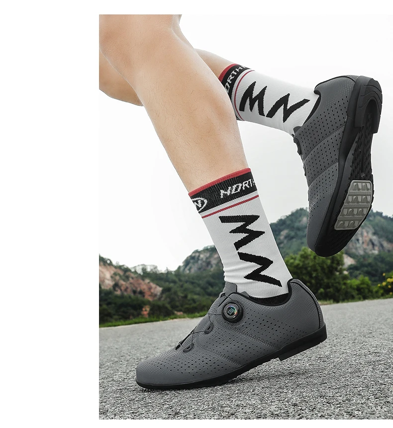 MTB Fahrradschuhe für Herren Flache Pedalschuhe Leichte Rutschfeste Selbstverriegelnde Schuhe für Damen Outdoor-Radsport Rennradschuhe – Detail 21