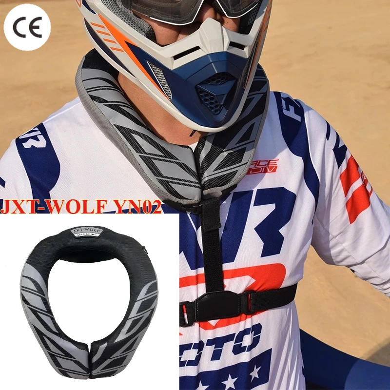 jxt-wolf-yn02-neck-protection-neck-brace-motocross-helmet-guard-motorcycle-neck-protector，motorcycle-parts