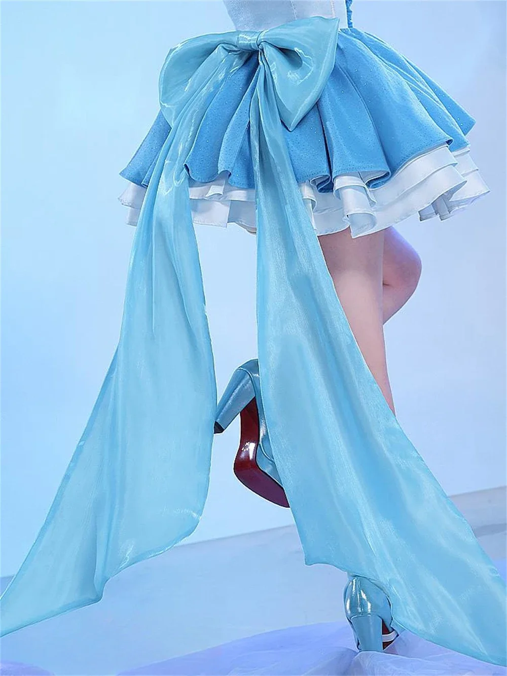 Anime Mermaid Melody Cosplay Traje para Mulher, Hanon Hosho, Vestido Cosplay para Festa