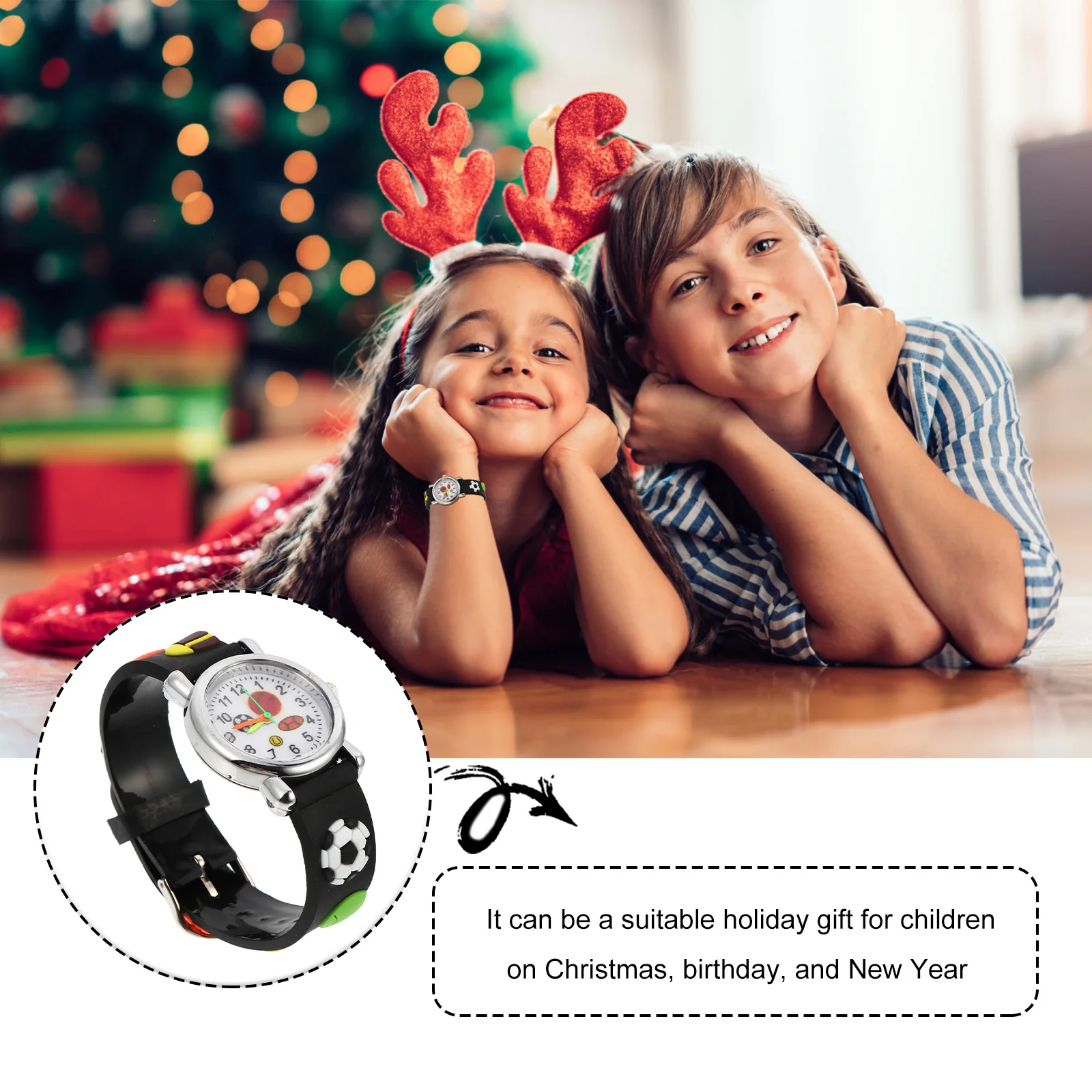 

3D Lovely Cartoon Children Watch Adjustable Toddler Wristwatch Boys Girls Birthday Gift Durable Soft Comfortable