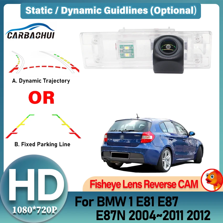 

Камера заднего вида для помощи при парковке, резервное видео ночного видения HD для BMW 1 E81 E87 E87N 2004 ~ 2008 2009 2010 2011 2012