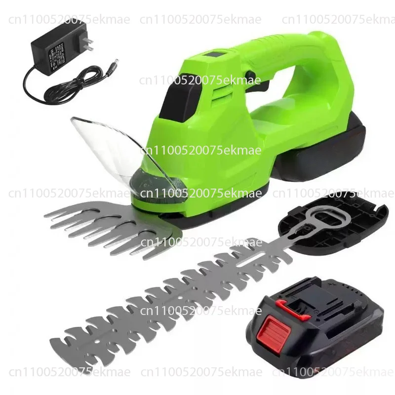 Cordless Electric Hedge Trimmer Small Handheld Lithium Grass Cutter for Garden Pruning