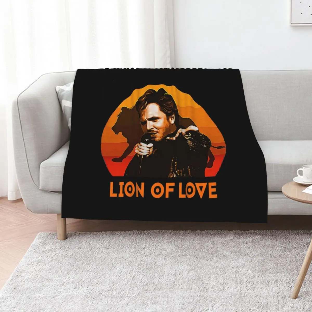 EuroVison Song Contest Fire Saga Lion Of Love T-Shirt Throw Blanket Blankets Sofas Of Decoration anime Shaggy Warm Blankets