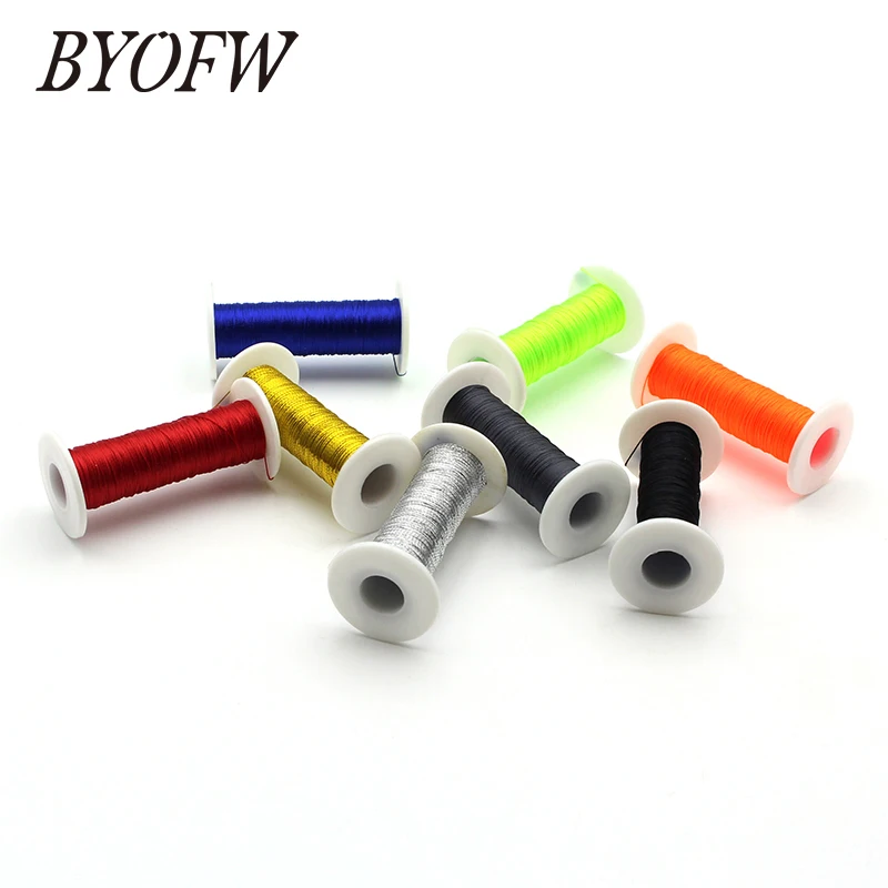 BYOFW 50 Meter Fishing Rod Guide Wrapping Thread Line Winding Braided Wire Polyester Fiber Spool DIY Repair Building Replacement