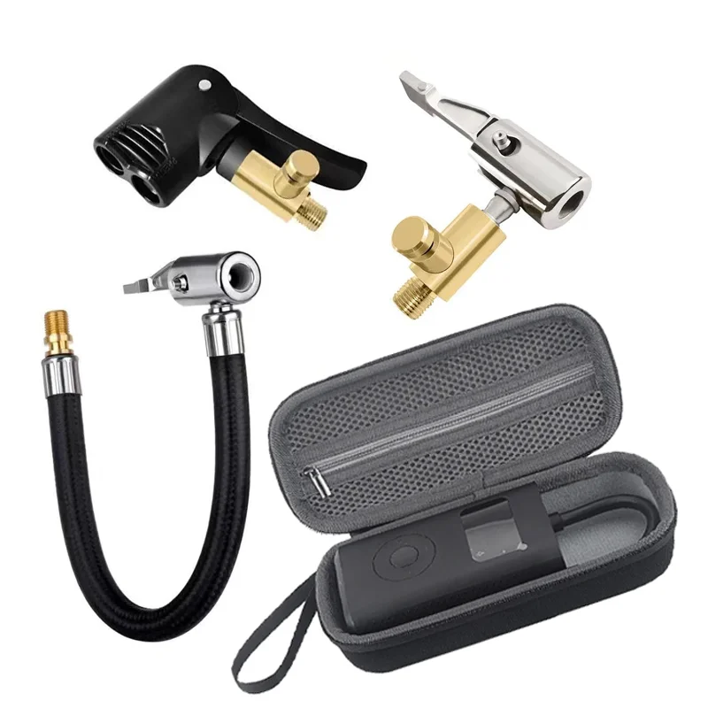 Adaptador de válvula schrader de bicicleta, adaptador de bomba para xiaomi bomba de ar 1s, inflador de pneus de bicicleta, compressor de bomba de ar, acessórios xaiomi