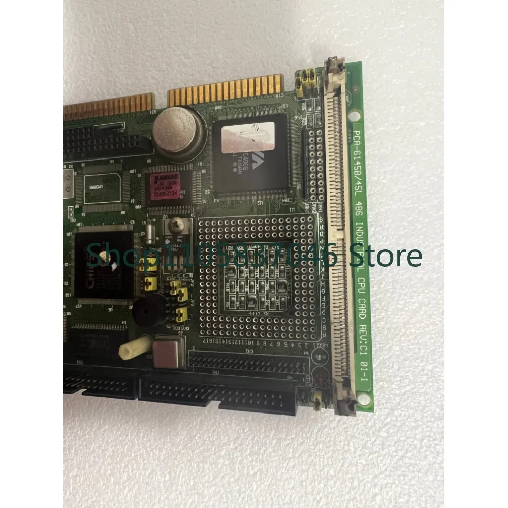 6145B/45L C1 half length 486 industrial control motherboard card with CPU memory