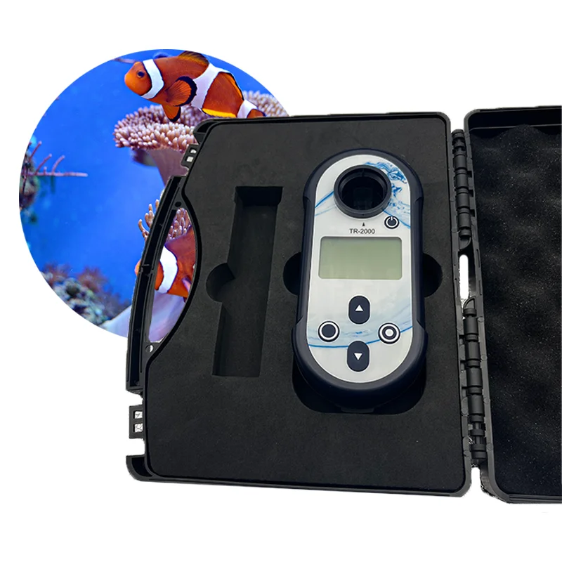 Probador de agua TR-2000 libre/total de cloro, dureza del calcio, analizador de pH, vial de 10 ml y diseño compatible con tabletas