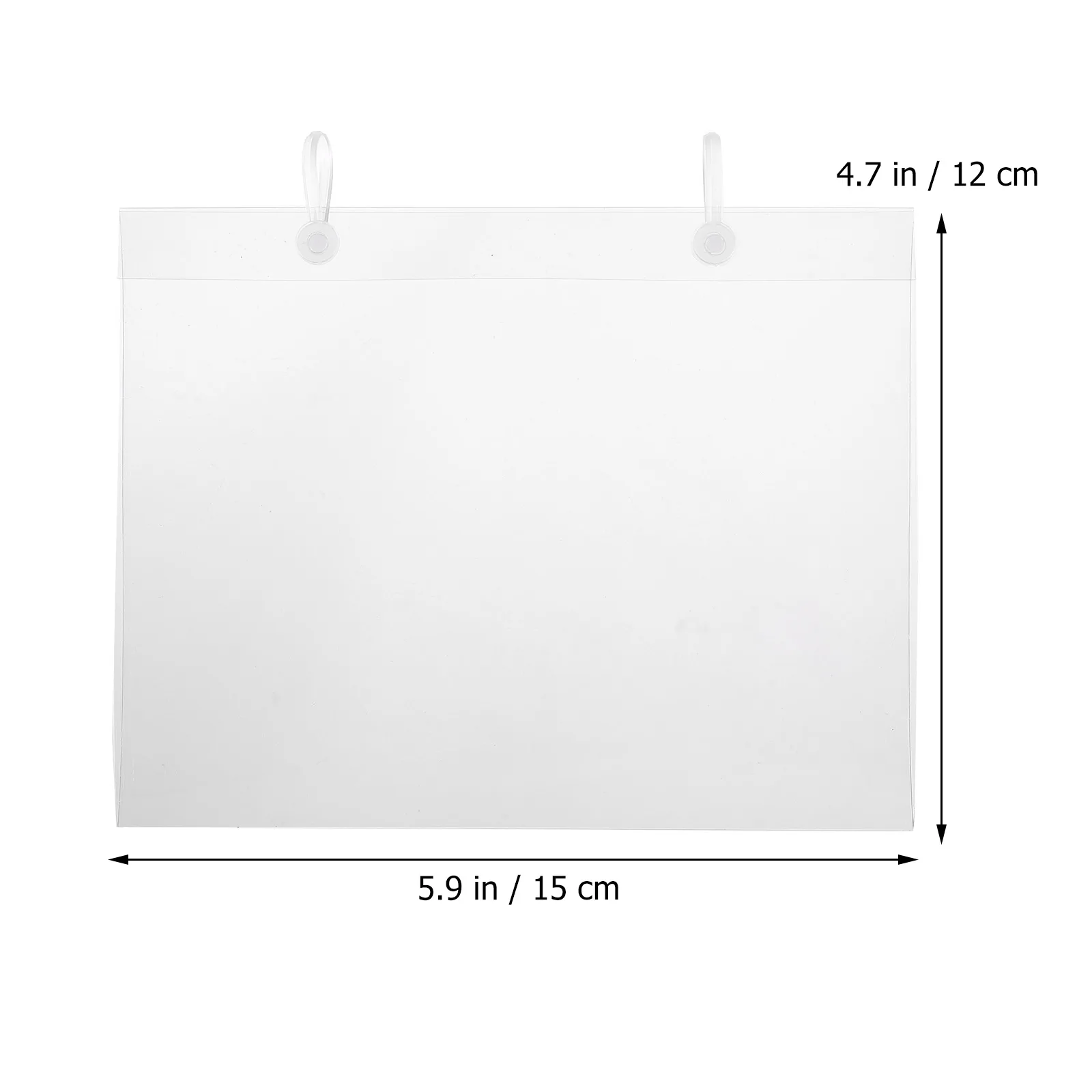 

10pcs Price Plastic Label Covers Supermarket Store Hanging Tag Envelopes Space Saving Commodity Tag Accessories