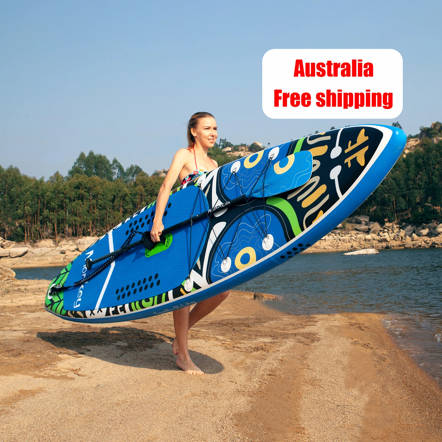 

Australia Free Shipping Paddle Board Inflatable Surfing Mega Sup Gladiator Paddleboard Sup Board