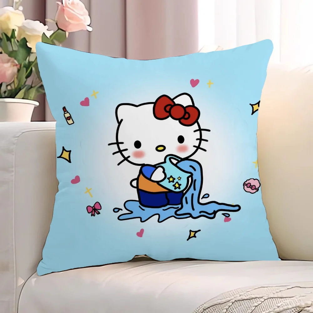 H-Hello KittyS cuscini di tiro fodera per cuscino Anime cuscino decorativo Fall Decor federa 45x45 cuscini copre il corpo del divano 45x45cm