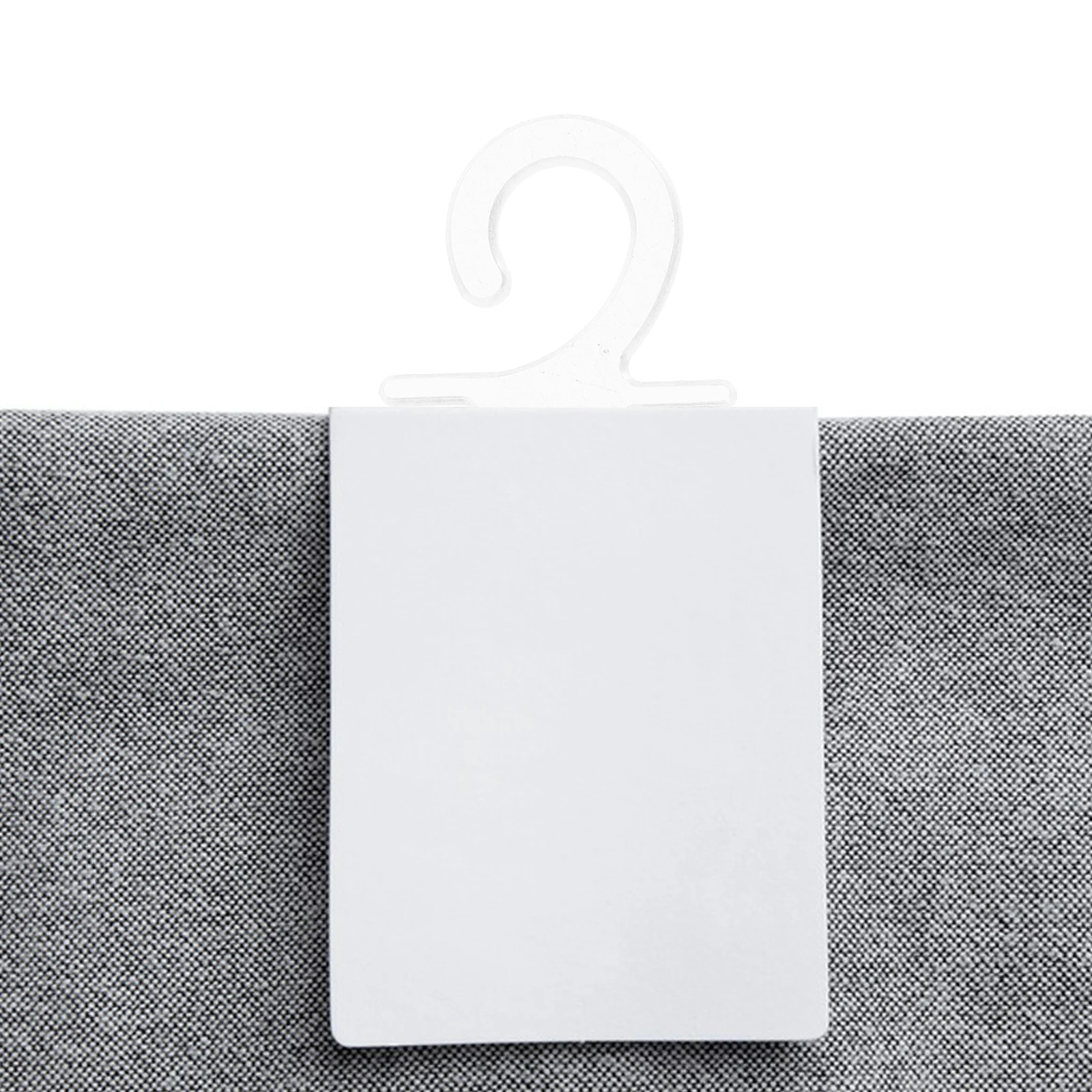 

300pcs Clear Hooks Retail Sock Hangers Edge Plastic PP PE Packaging Display Stand Lightweight Storage Solutions