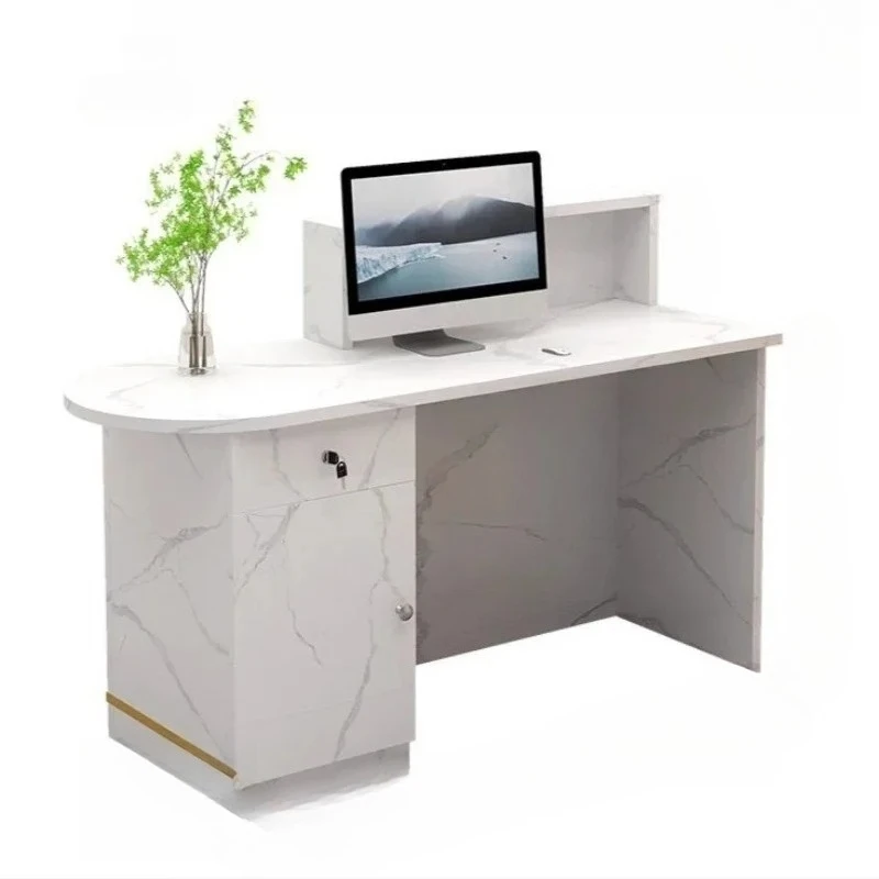 

Modern Reception Desks for Beauty Salon Office Clothing Store Luxury Reception Desk Nordic Bar Counter Commercial Furniture r