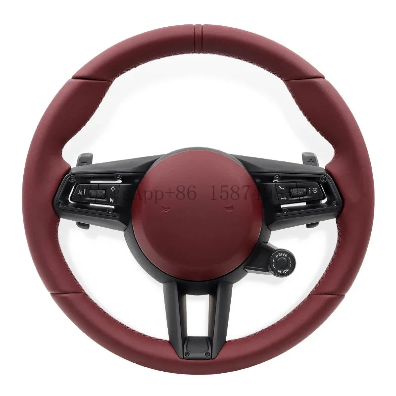 

for Porsche Macan Panamera Taycan 992 991 911 Carrera GT2 GT3 997 970 718 Cayenne 958 987 Steering Wheels Leather Steering Whee