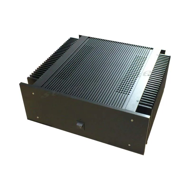 400*150*373mm 4015 All-aluminum Amplifier Case With Heat Dissipation On Both Sides Class A Amplifier Chassis Shell DIY Box