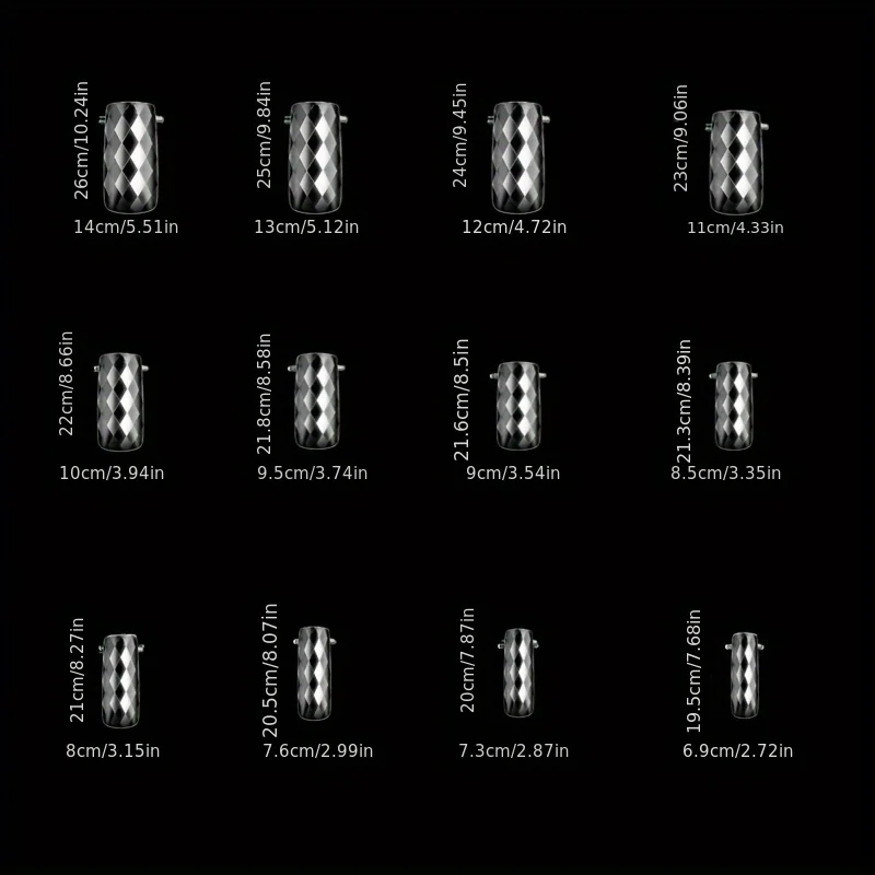 TP 120Pcs/Box Matte Nail Dual Forms For UV Gel Quick Building Mold Dual Form Top Mold False Nail Tips