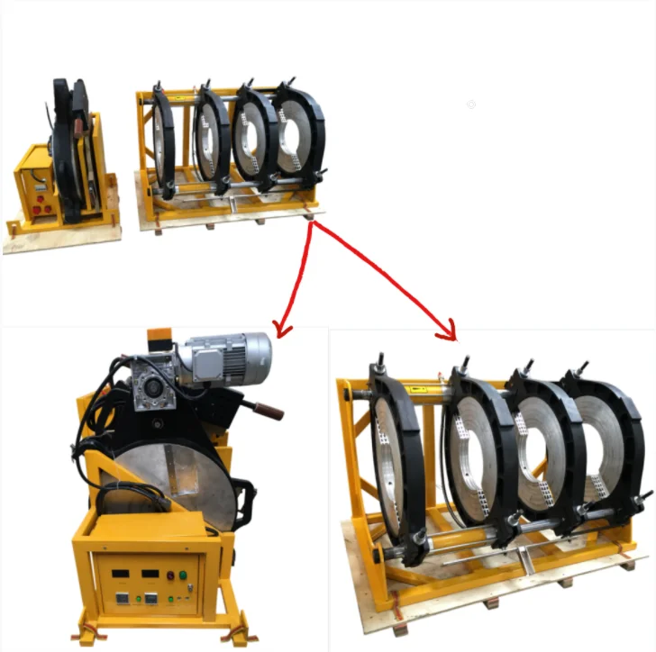 CE Certification WD500HB 2 Years Warranty Plastic Pipe Welding Machine 250-500mm 9.5kw Hydraulic Butt Fusion Welding Machine