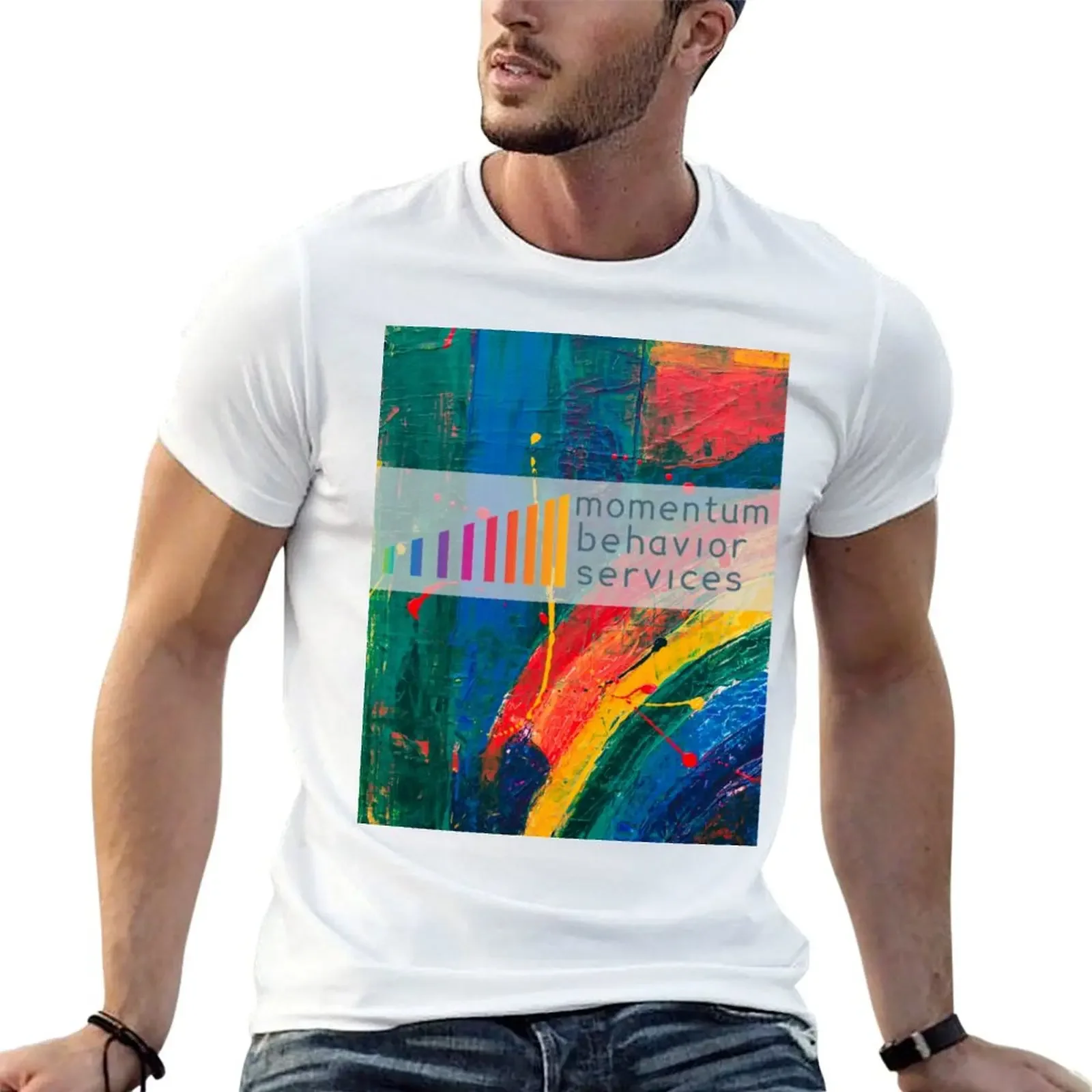 MBS Paint Splash T-Shirt for a boy shirts graphic tee graphics plus size tops Men's t shirts