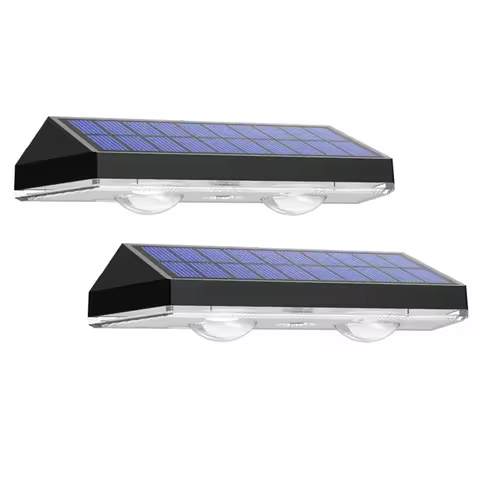 Solar Powered Lights Outdoor Waterproof Led For Wall/Patio/Outside/Post/Yard/Garden/Stair, Auto ON/Off Deck Lighting