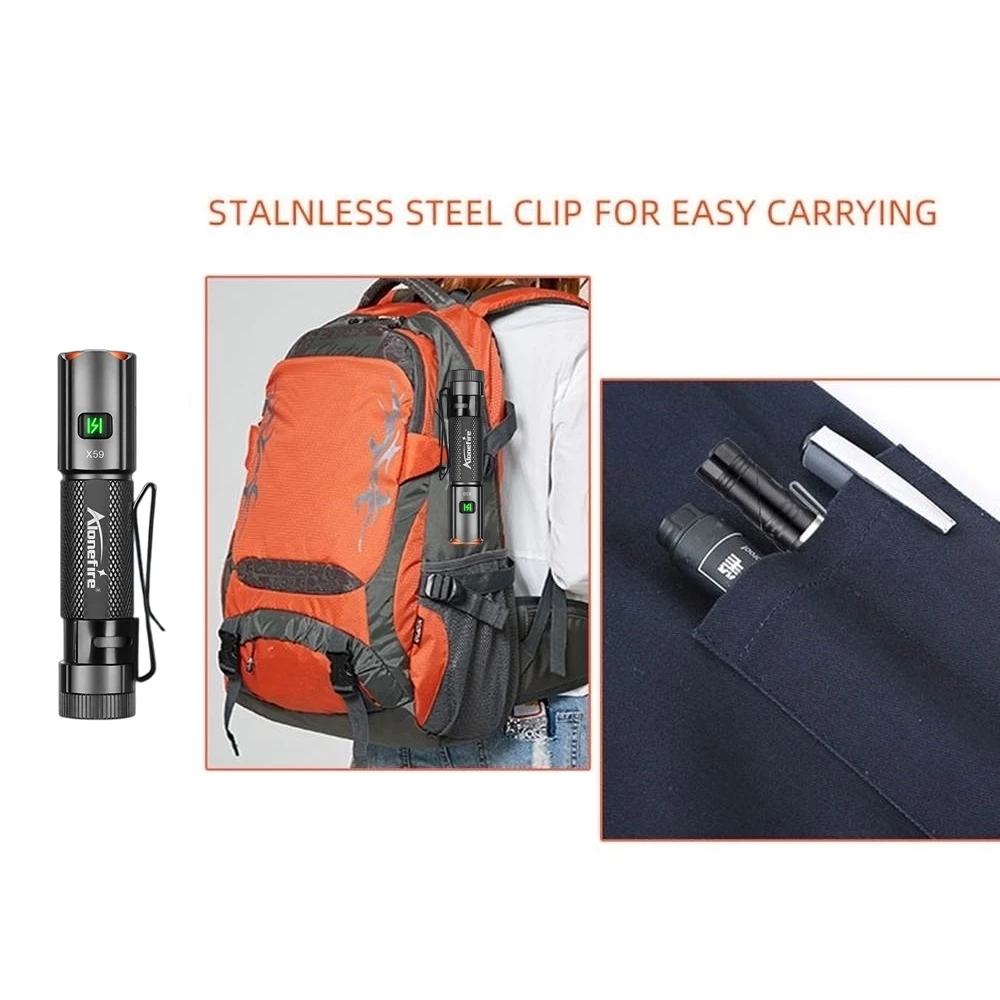 Mini EDC عالية الطاقة القلم مصباح يدوي USB قابلة للشحن المغناطيس المحمولة شعلة الجيب في الهواء الطلق التخييم المشي لمسافات طويلة إضاءة الطوارئ الخفيفة
