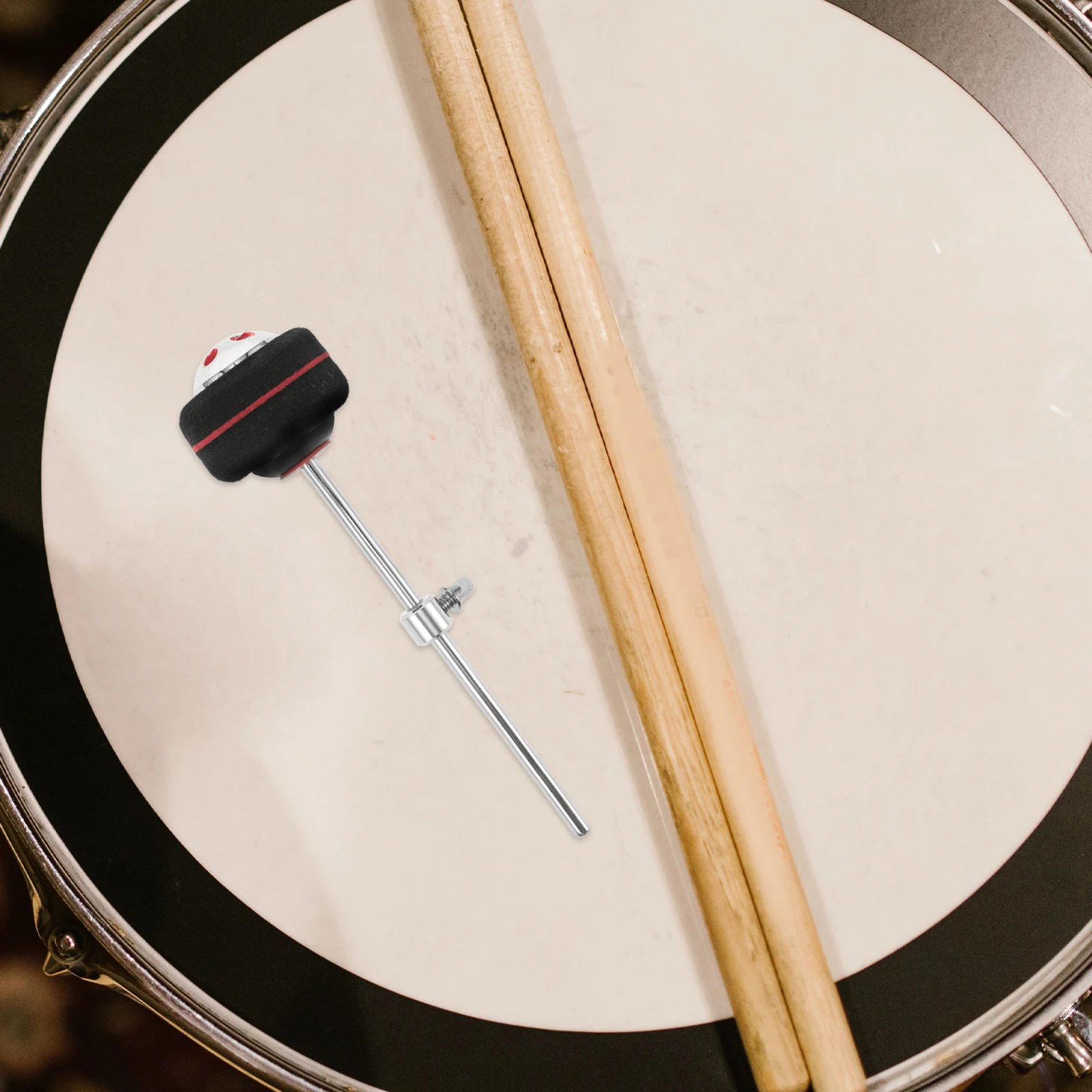 

Wool Felt Hammer Head Drum Kick Percussion Pedal Bass Replacement Parts Pedals Iron Beater