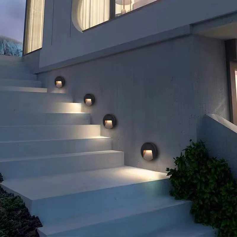 

Indoor Walkway Wall Light Indoor Induction Lamp Ladder Light Recessed Light Emitting Diode Stair