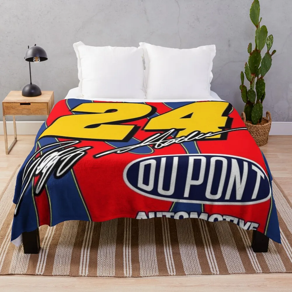 

jeff gordon Throw Blanket Extra Large Throw Thin Luxury Designer Thermals For Travel Blankets