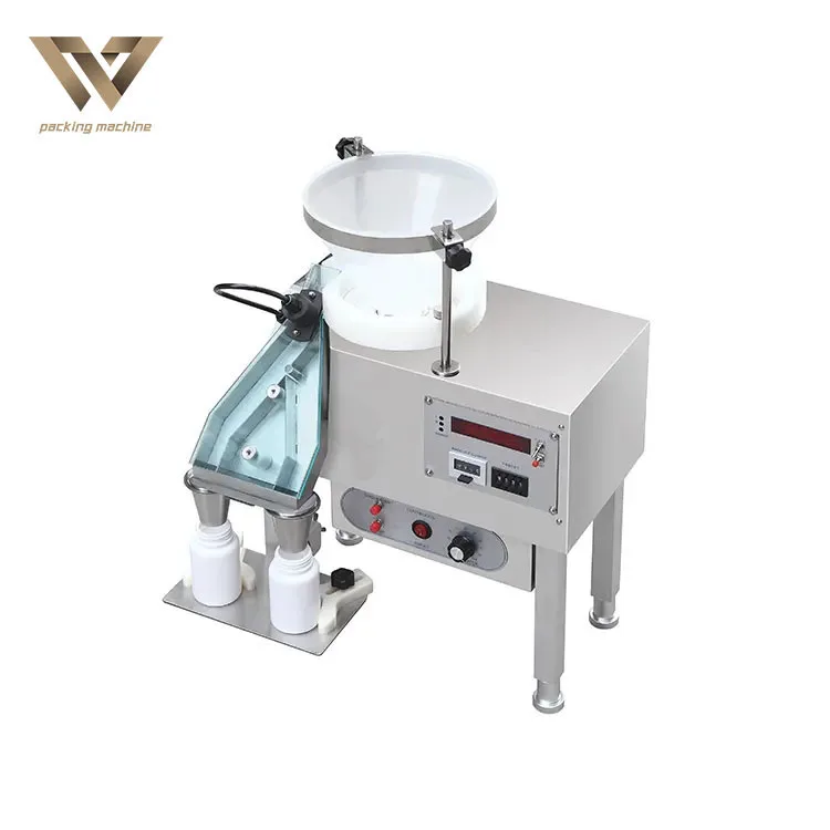 Wholesale Tabletop Semi Automatic Auger Screw Filler Counter Small Washer Filling Counting Machine