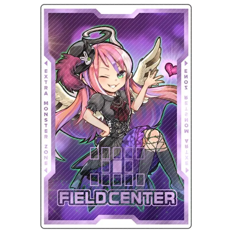 Yugioh Card Field Center Card Mago scuro Ragazza Foresta bianca Aromage Rosmarino Cartesia Anime Gioco Carta acrilica Partizione regalo