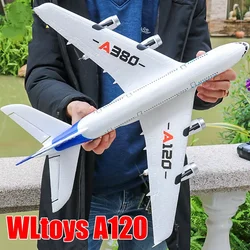 Wltoys XK A120 zdalnie sterowany samochód 3CH 2.4G EPP zdalnie sterowana maszyna samolot stałopłat RTF A380 Model zdalnie sterowanego samolotu zabawki do zabawy na zewnątrz dla dzieci