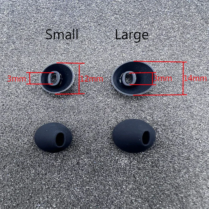 وسادات أذن سيليكون خالية من أوبو إنكو ، وسادة قبعات أذن ، غطاء أذن ، أكمام أوبونكوفري ، 4 قطع