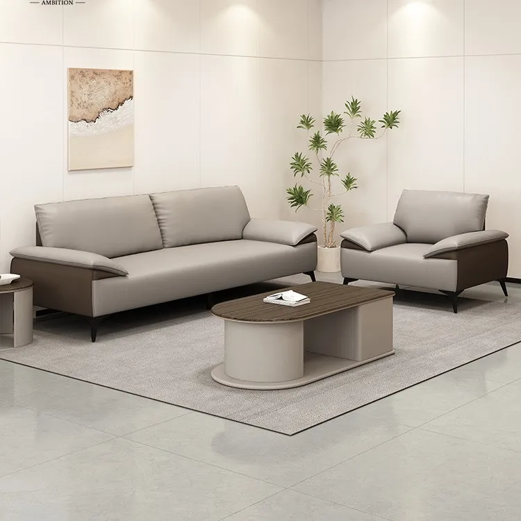 Office sofa boss business simple reception lounge area