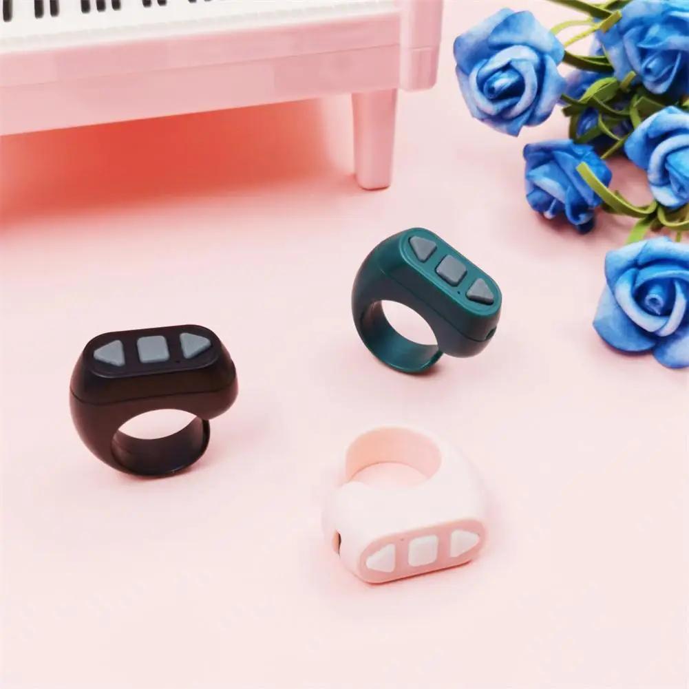 Fingertip Controller Bluetooth-compatible for Tik Tok Video Page Turner Remote Control Video Selfie for Mobile Phone Controller