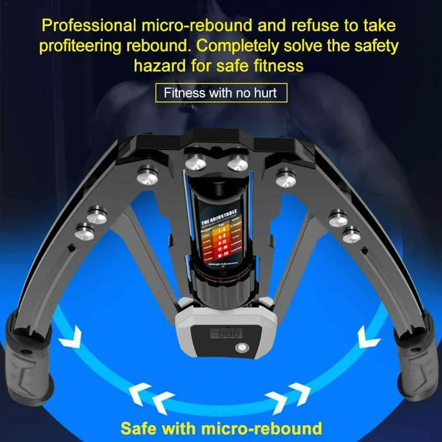 جهاز تمرين الذراع الإعصار قابل للتعديل 22440 رطل قوة هيدروليكية موسع الصدر المنزلي لتدريب عضلات الكتف وقوة الذراع Enh #5